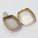 Victorian Sterling Silver Jockey Cap & Horseshoe Locket Antique c1880