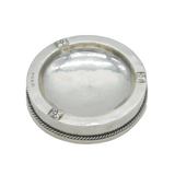 A.E Jones Arts & Crafts Sterling Silver Planished Ashtray Dish Antique 1931