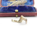 Sterling Silver Opening Church Charm Pendant Vintage c1970