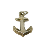 Sterling Silver Anchor Charm Pendant Vintage c1970