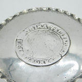 Victorian Sterling Silver Queen Elizabeth I Shilling Coin Set Box Antique 1894
