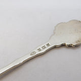 Sterling Silver & Enamel Exmouth Souvenir Spoon Antique 1963 Birmingham