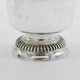 18th Century Poitiers French .950 Silver Pedestal Beaker Cup Antique c1790s
