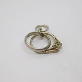 Sterling Silver Wedding & Engagement Rings Charm Pendant Vintage c1970