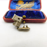 Sterling Silver Opening Church & Marriage Scene Charm Pendant Vintage c1970