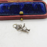 Sterling Silver Little Cartoon Animal Charm Pendant Vintage c1970