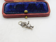 Sterling Silver Little Cartoon Animal Charm Pendant Vintage c1970