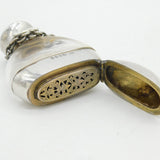 Sampson Mordan Sterling Silver & Glass Combination Vinaigrette & Scent Bottle