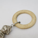 Sterling Silver Celluloid Little Red Riding Hood Baby Rattle & Teether Vintage