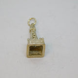 Sterling Silver Eiffel Tower Charm Pendant Vintage c1970
