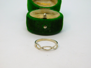 Sterling Silver Infinity Style Open Twist Ring Vintage c1970 Size N