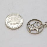 Sterling Silver Sagittarius the Archer Charm Pendant Vintage c1970s