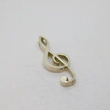 Sterling Silver Treble Clef Charm Pendant Vintage c1970