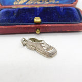 Sterling Silver Big Shoe Charm Pendant Vintage c1970