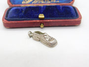 Sterling Silver Big Shoe Charm Pendant Vintage c1970