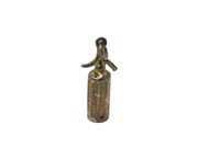 Sterling Silver Soda Siphon Charm Pendant Vintage c1970