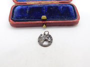 Sterling Silver Good Luck Horseshoe Charm Pendant Vintage c1970