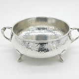 Arts & Crafts Planished Kingsway Silver Plated Fruit Bowl Antique c1910