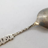 Sterling Silver Peterborough Cathedral Souvenir Teaspoon Antique 1913