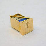 9ct Yellow Gold 'Lucky Dice' Charm Pendant Vintage 1960 London
