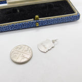 Sterling Silver & Enamel Blackpool Tower Shield Charm Pendant Vintage c1970