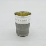 Charles Horner Sterling Silver 'Just a Thimbleful' Shot Cup Vintage Chester
