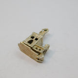 Sterling Silver Bride & Groom Wedding Opening Church Charm Pendant Vintage c1970