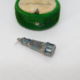 Sterling Silver Watchtower Charm Pendant Vintage c1970