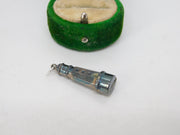 Sterling Silver Watchtower Charm Pendant Vintage c1970