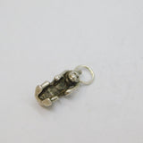 Sterling Silver 'Hear No Evil' Monkey Charm Pendant Vintage c1970s