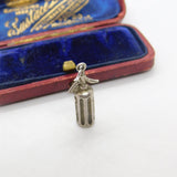 Sterling Silver Soda Siphon Charm Pendant Vintage c1970