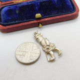 Sterling Silver London Beefeater Soldier Charm Pendant Vintage c1970