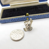 Sterling Silver Traditional Carriage Charm Pendant Vintage c1970