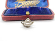 Sterling Silver Traditional Teapot Charm Pendant Vintage c1970