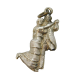 Sterling Silver Ballroom Dancers Charm Pendant Vintage c1970s