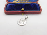 Sterling Silver Raphael's Cherub Charm Pendant Vintage c1970