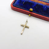 Sterling Silver Essential Crucifix Cross Charm Pendant Vintage c1970
