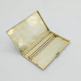 Dunhill London Sterling Silver Engine Turned Cigarette Case Antique 1921