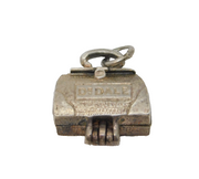 Sterling Silver Doctors Bag With Figure Inside Charm Pendant Vintage c1970