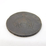 18th Century Copper Rochdale Halfpenny Coin Token Antique 1791