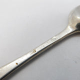 George II Sterling Silver Parcel Gilt Bowl Salt Shovel Antique c1750s