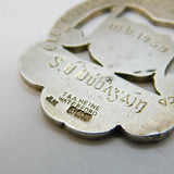 Irish Sterling Silver Gaelic Football GAA Championship Fob Medal Antique 1939