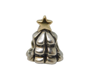 Sterling Silver Christmas Tree Charm Pendant Vintage c1970s