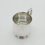 American Reed & Barton Silver Plated Christening Mug Antique c1920 Art Deco