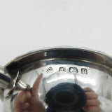 Art Deco Sterling Silver & Wooden Handled Tea Strainer Antique 1926 Birmingham