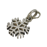 Links of London Sterling Silver Snowflake Charm Pendant Vintage c2000