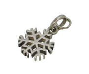 Links of London Sterling Silver Snowflake Charm Pendant Vintage c2000