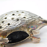 Sterling Silver Hedgehog Novelty Pin Cushion Vintage Birmingham