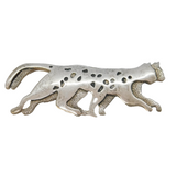 Mexican Style Sterling Silver Prowling Panther Brooch Pin Vintage c1970s