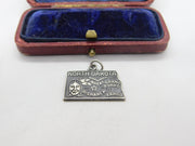 Sterling Silver North Dakota Charm Pendant Vintage c1970